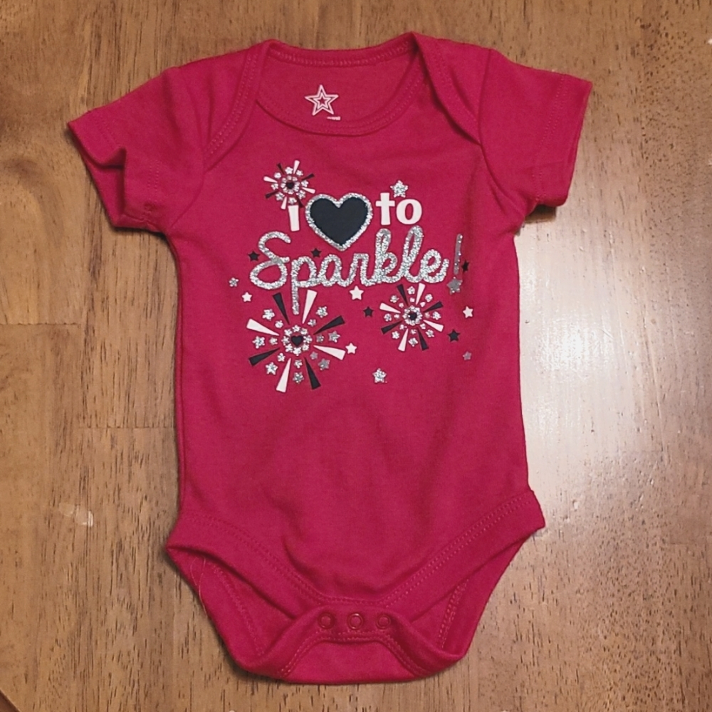 Adorable Memorial Day or 4th of July onesie